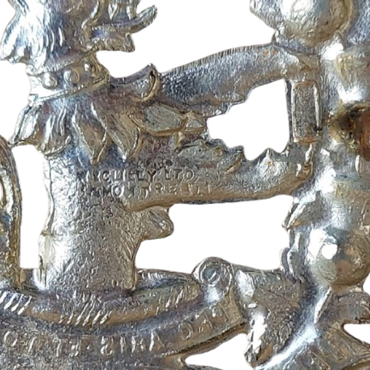 WW2 Canadian Lorne Scots Regiment Cap Badge Scully Montreal