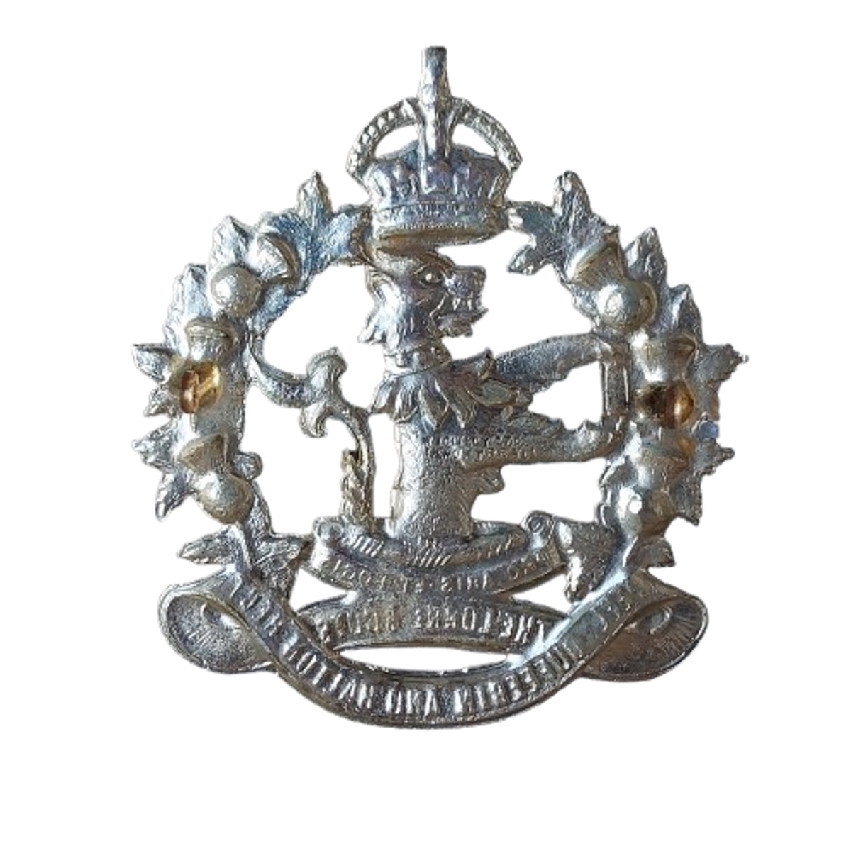 WW2 Canadian Lorne Scots Regiment Cap Badge Scully Montreal