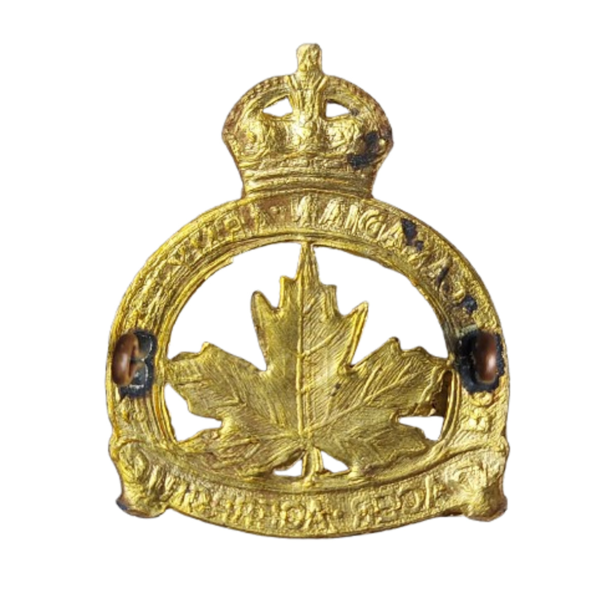 WW2 Canadian RCAC Royal Canadian Army Cadets Cap Badge
