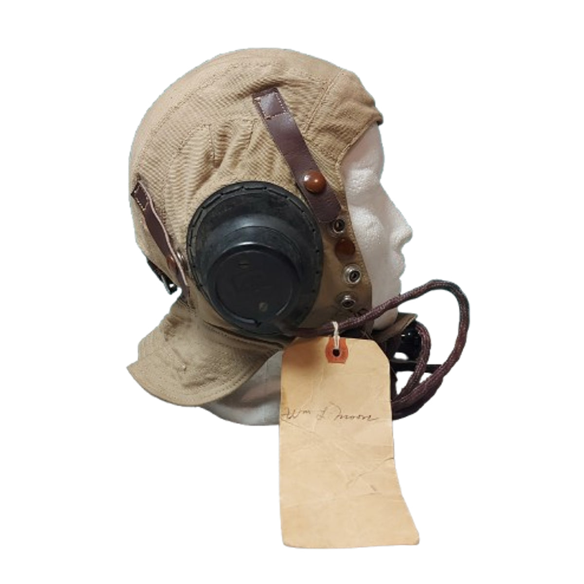WW2 British RAF Royal Air Force Type D 2nd Pattern Summer Flight Helmet