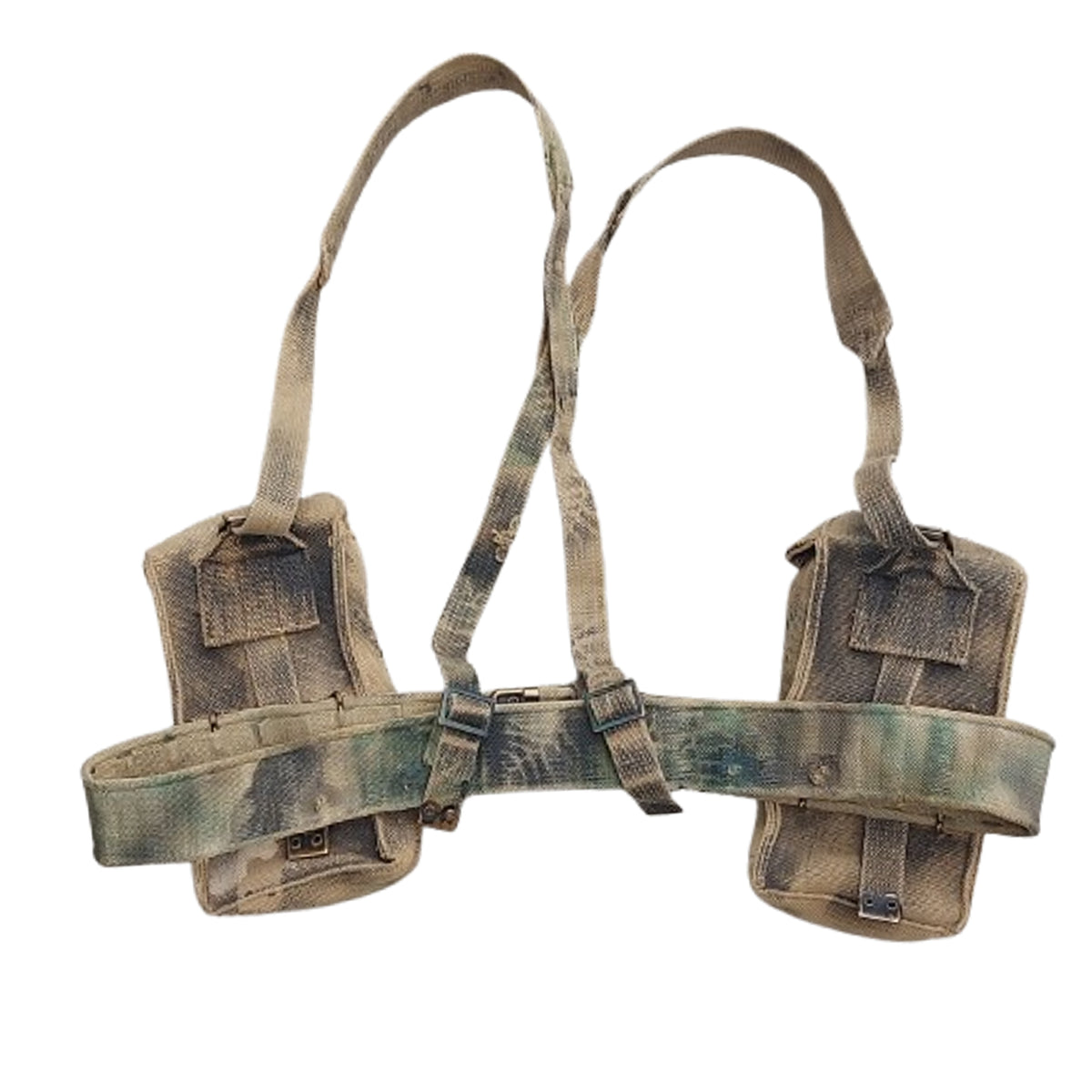 WW2 Canadian British Camouflaged Bren Gunner Webbing Set