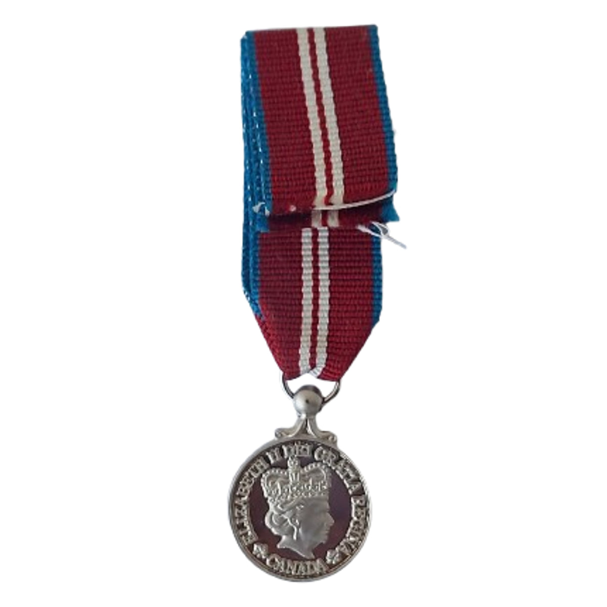 Post-WW2 Canadian Miniature QEII Diamond Jubilee Medal