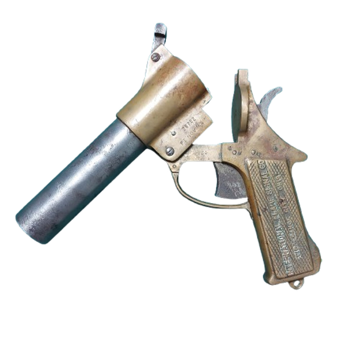WW2 United States Army International Flare Signal Co. Flare Pistol 1944
