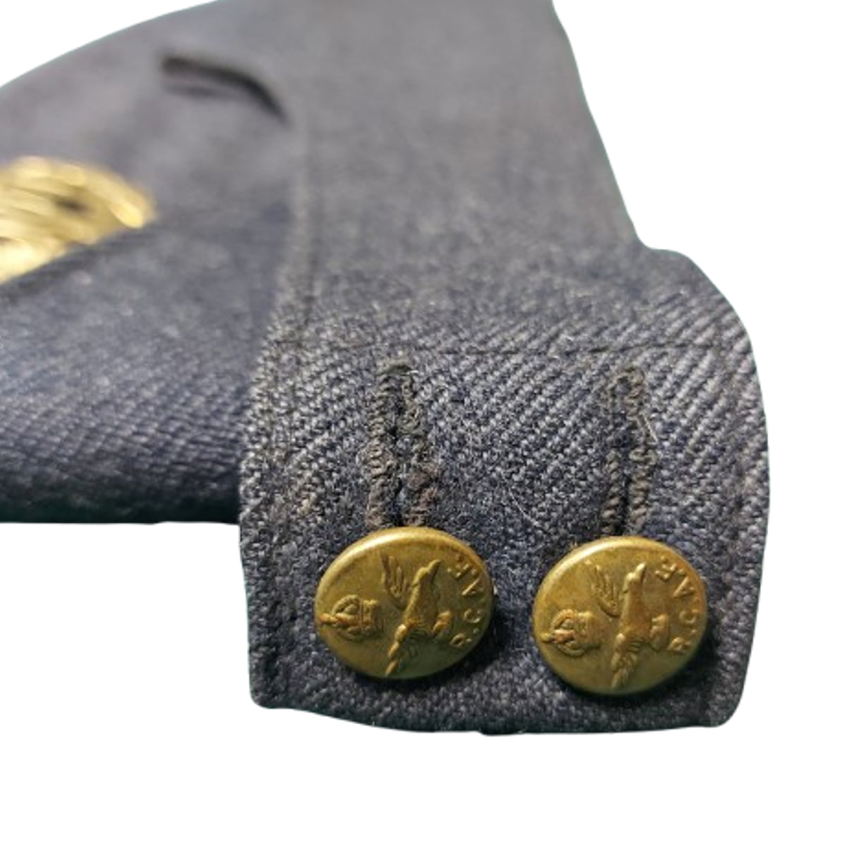 WW2 Canadian RCAF Other Ranks Wedge Cap With Badge And Service Number