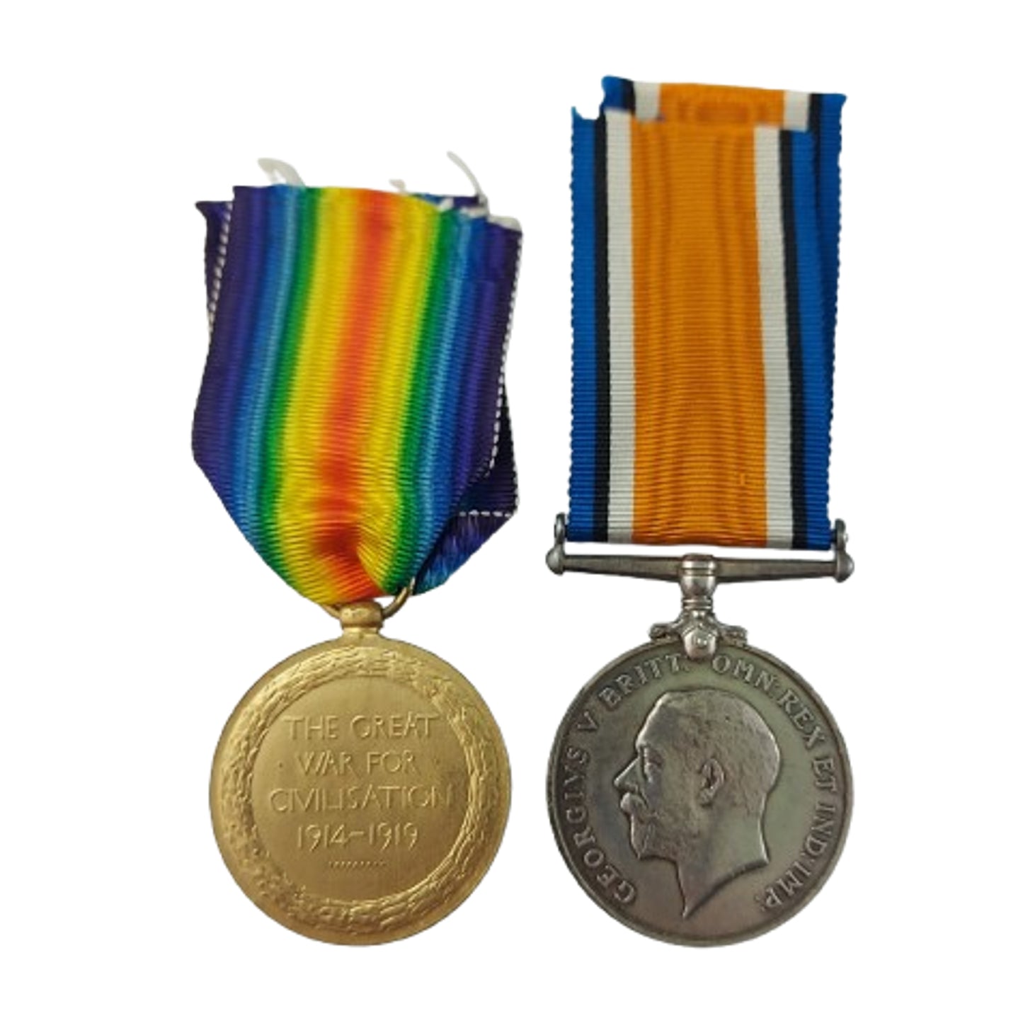 WW1 British RN Royal Navy Medal Pair