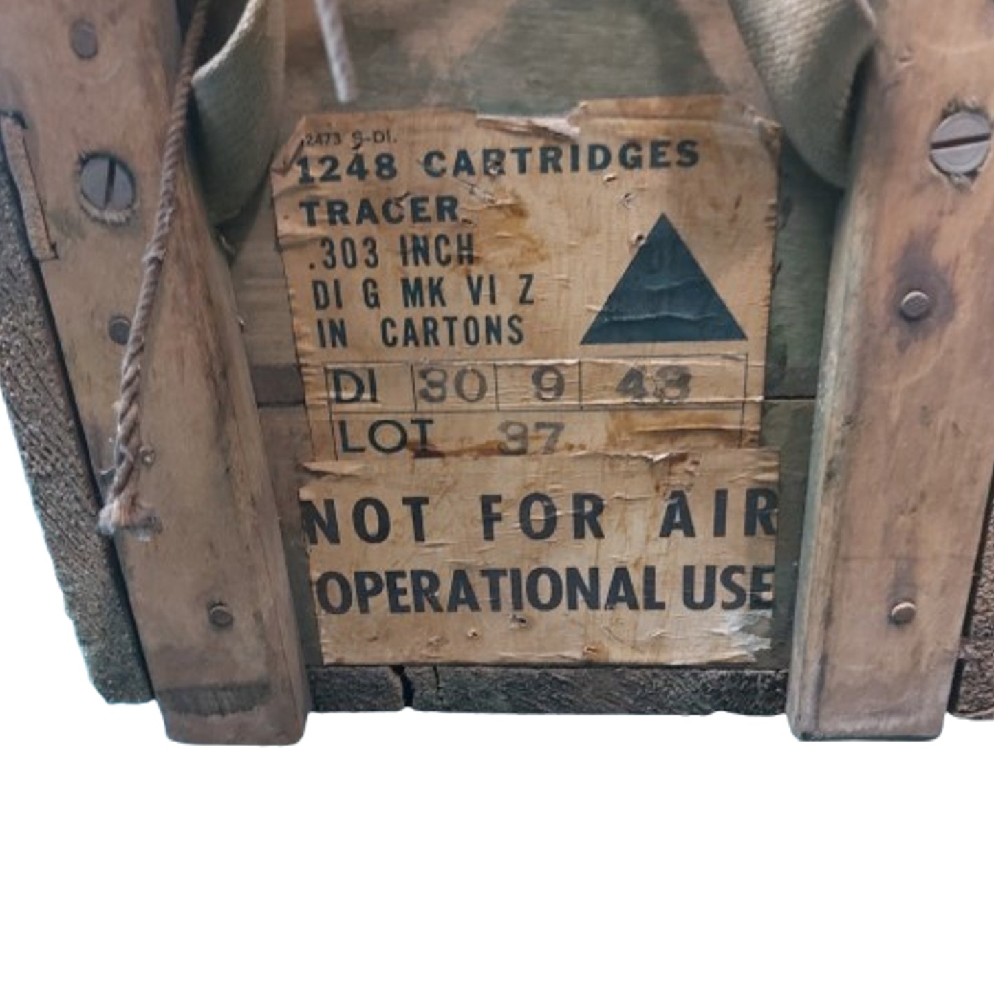 WW2 Canadian 303 British Ammunition Crate 1943