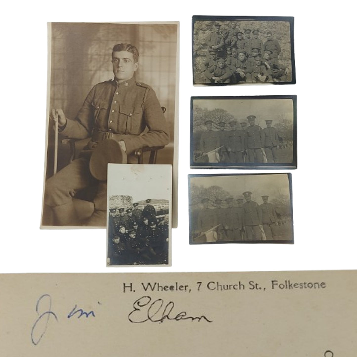 WW1 Canadian Named Signaller Grouping 90th Battalion 8th Battalion 4th Battalion