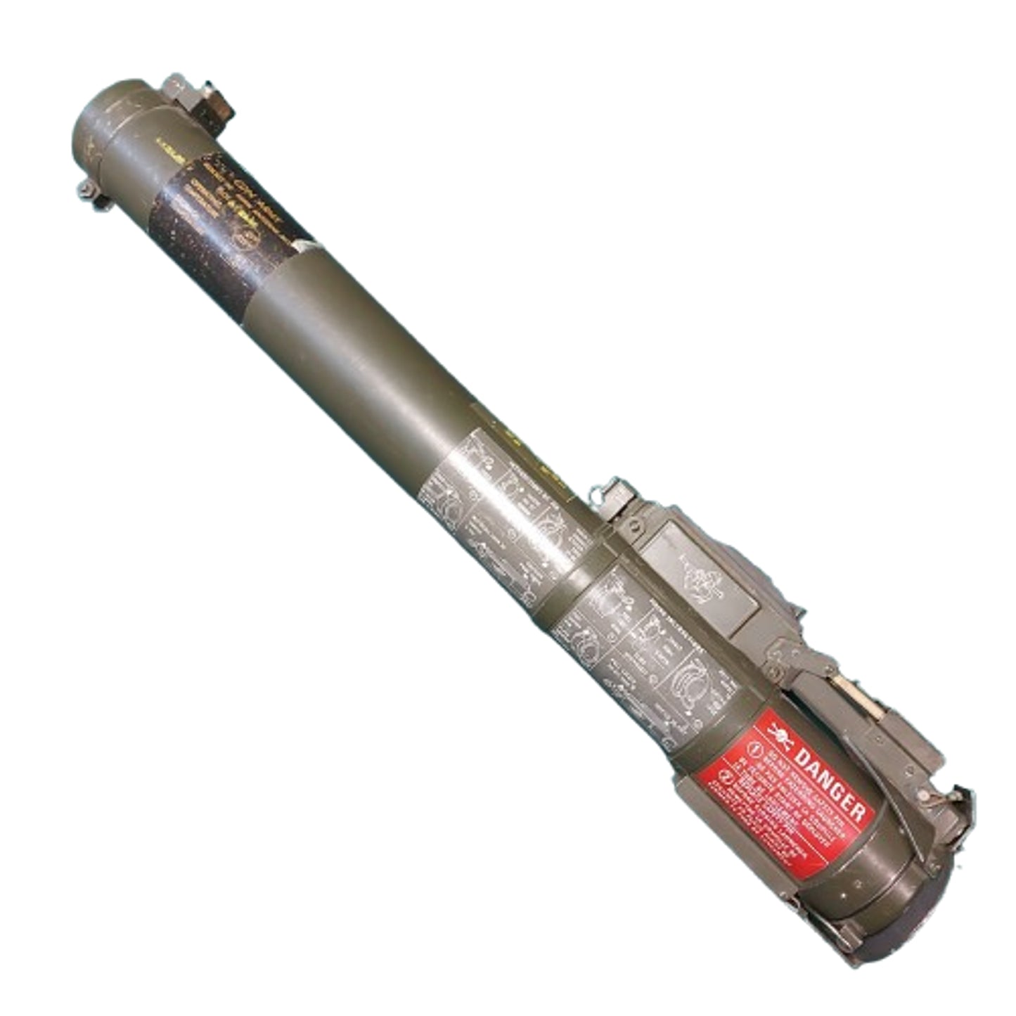 Post-WW2 Canadian Inert M72 Law Launcher Tube