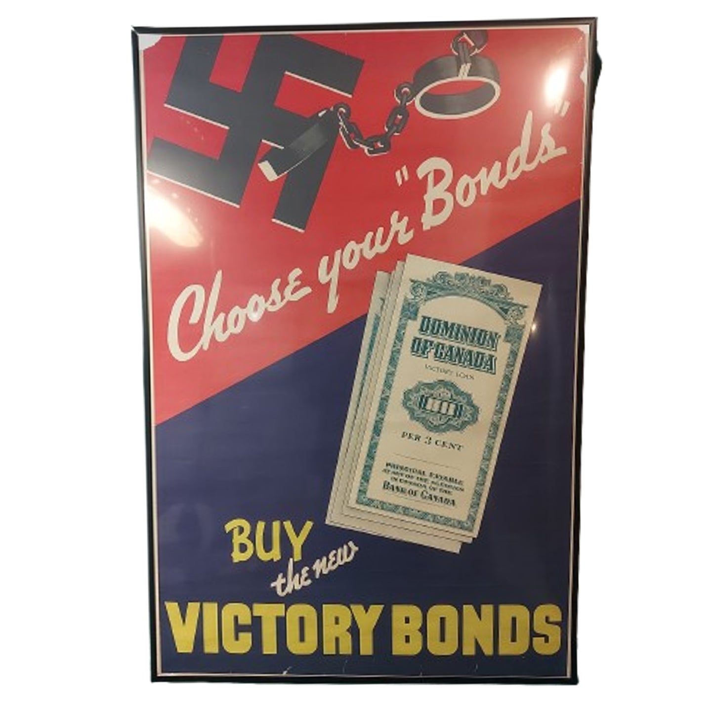 WW2 Canadian Victory Bonds Poster - Choose Your Bonds