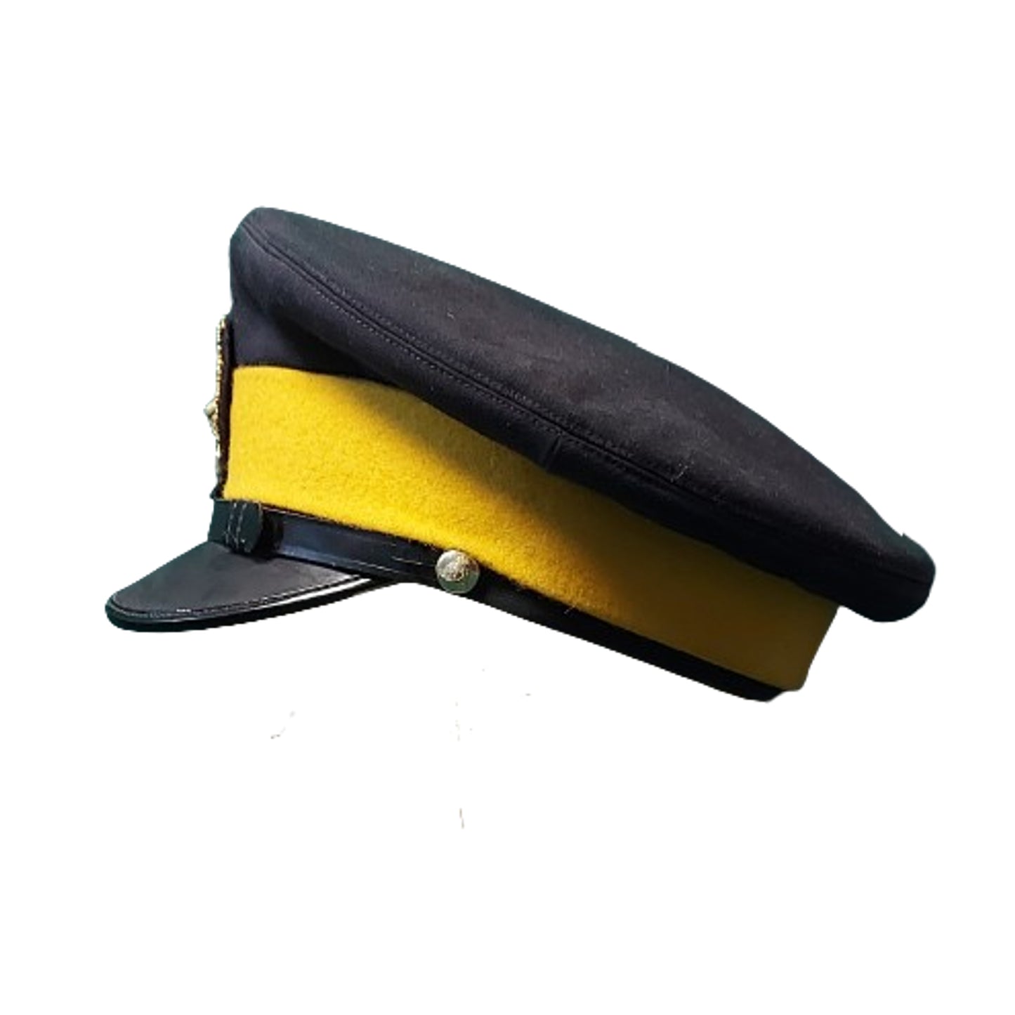 Post WW2 Canadian QEII RCMP Royal Canadian Mounted Police Visor Cap With Badge