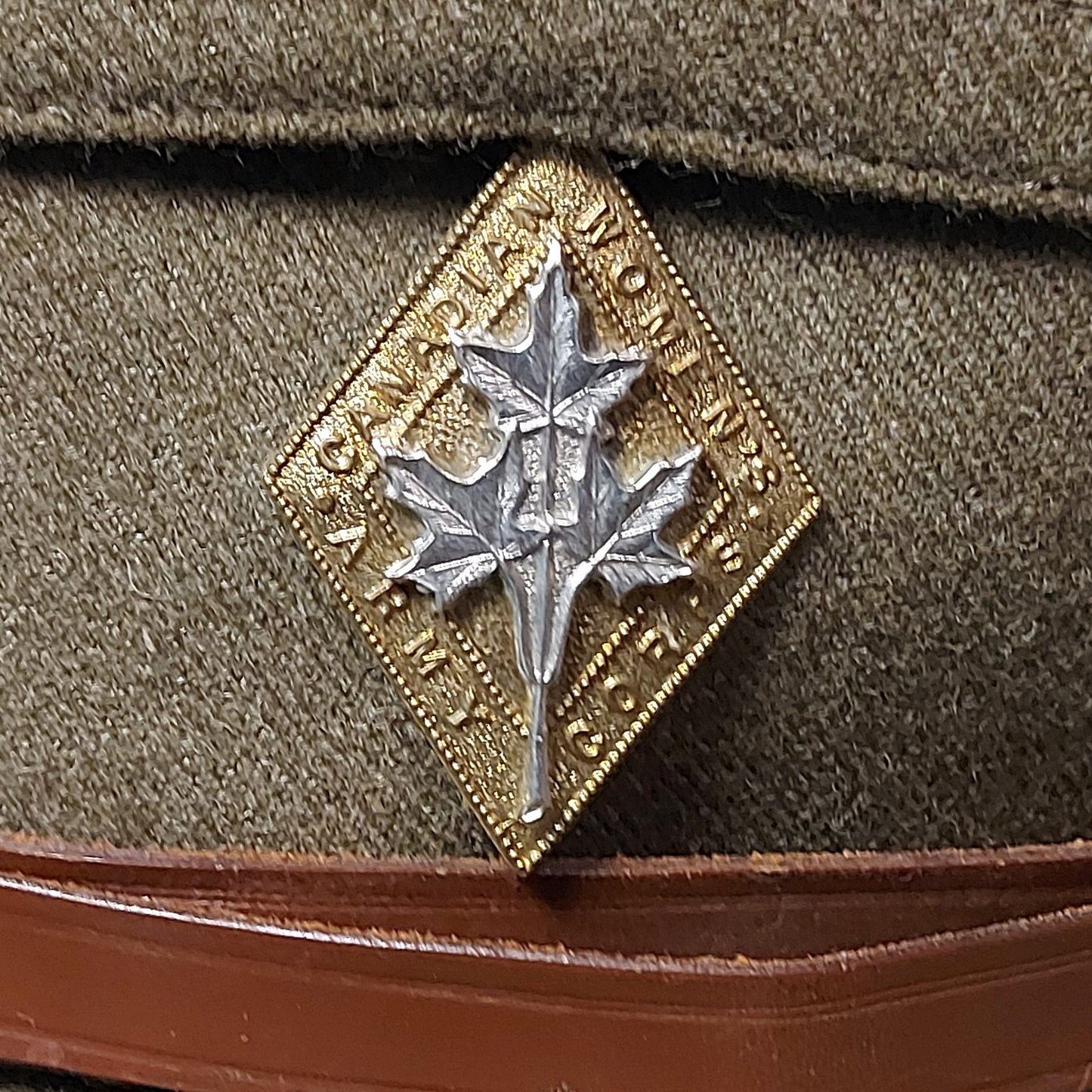 Post-WW2 Canadian Women's Army Corps Winter Cap CWAC