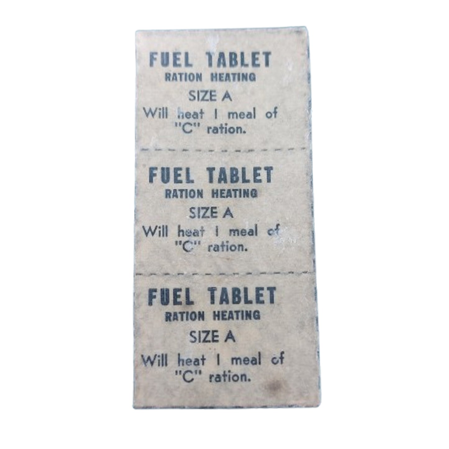 WW2 United States Army C-Ration Fuel Tablet 12 Pack