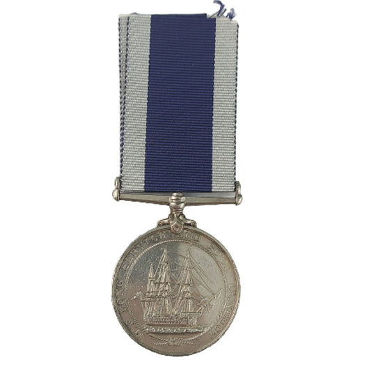 Pre-WW1 British RN Royal Navy LSGC Long Service Good Conduct Medal HMS Victory