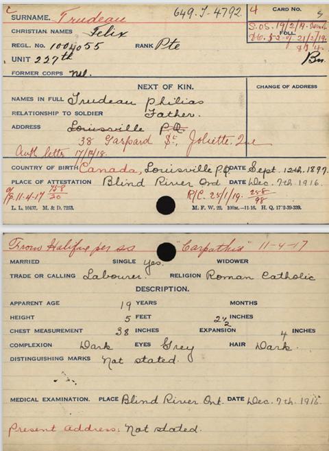 WW1 Canadian CEF Medal Pair Canadian Infantry Works Company