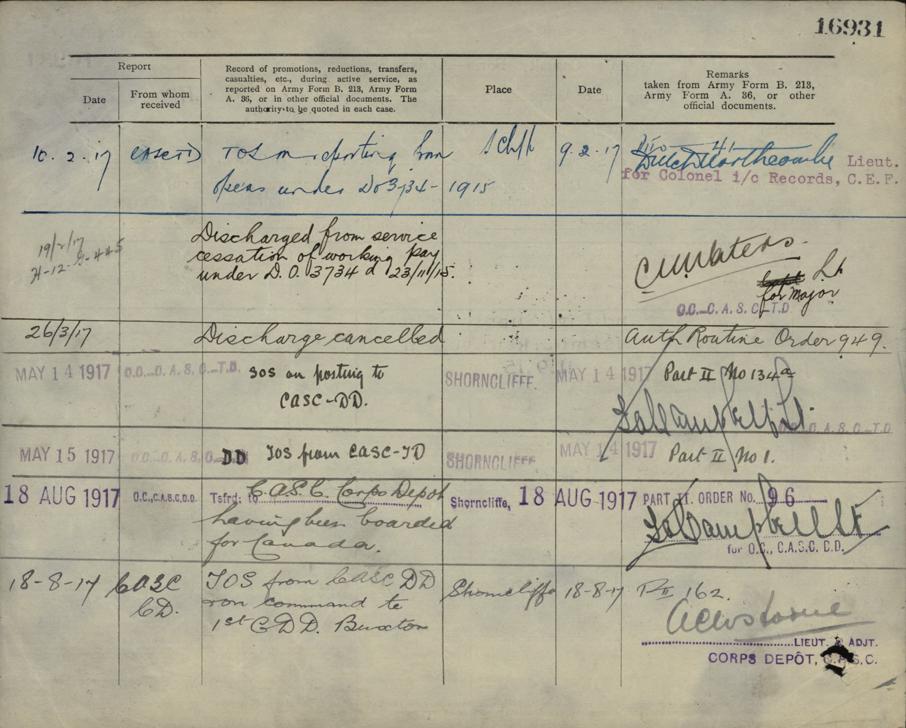 Post-WW2 Issued Canadian Memorial Cross To WW1 Soldier