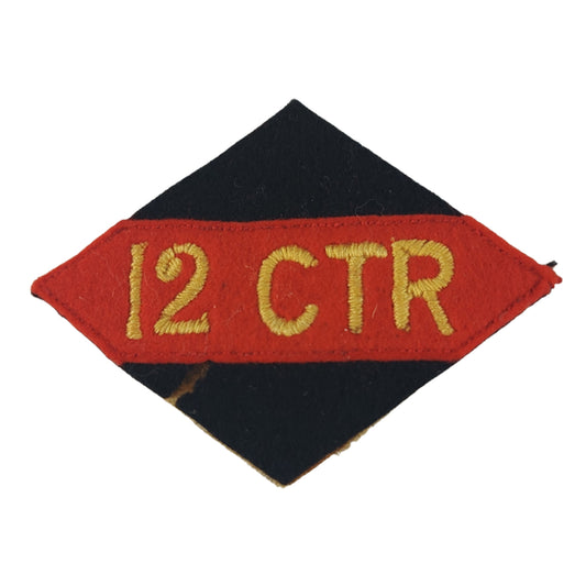 WW2 12 CTR Canadian Tank Regiment Division Patch