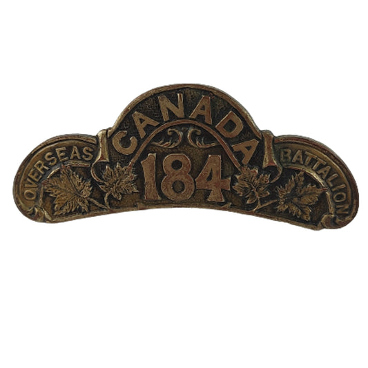 WW1 Canadian 148th Battalion Metal Shoulder Title - Montreal Quebec