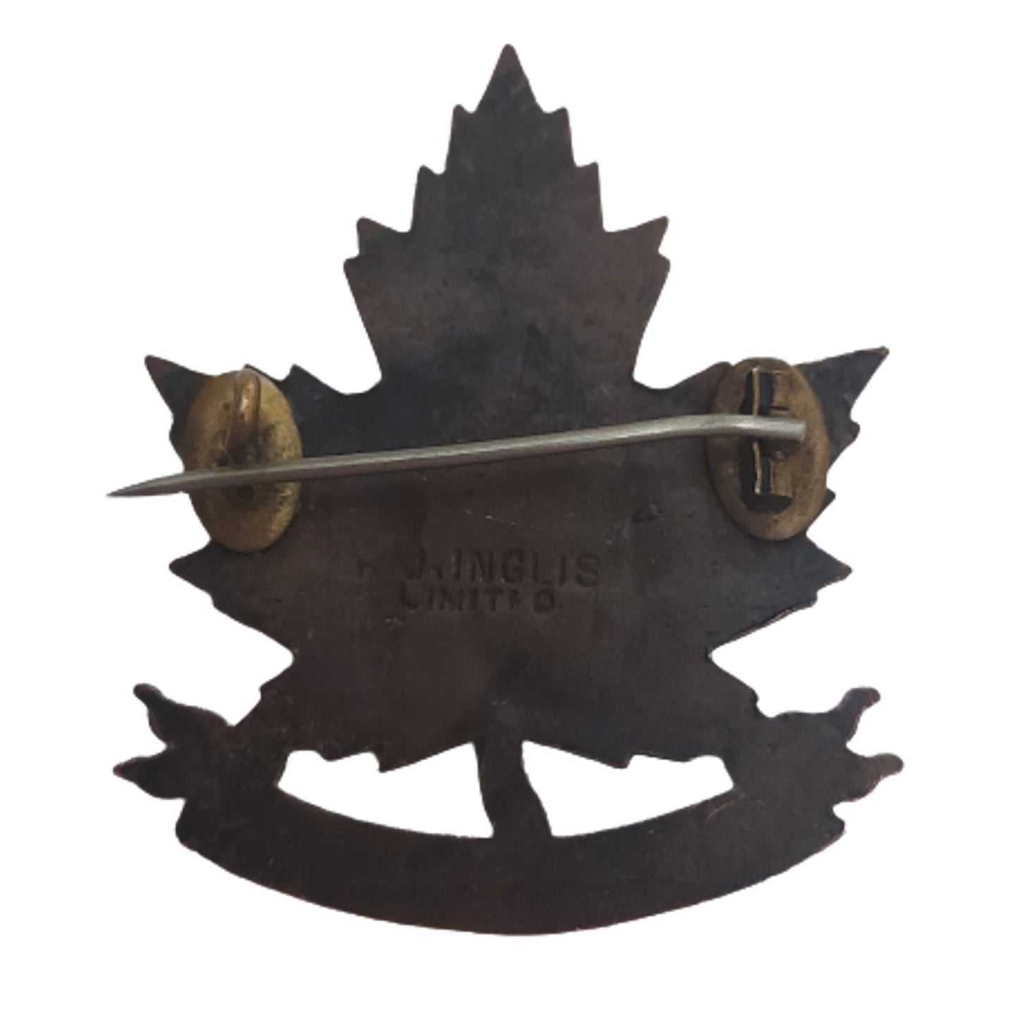 WW1 Canadian 51st Battalion Cap Badge - Edmonton Alberta - R.J. Inglis