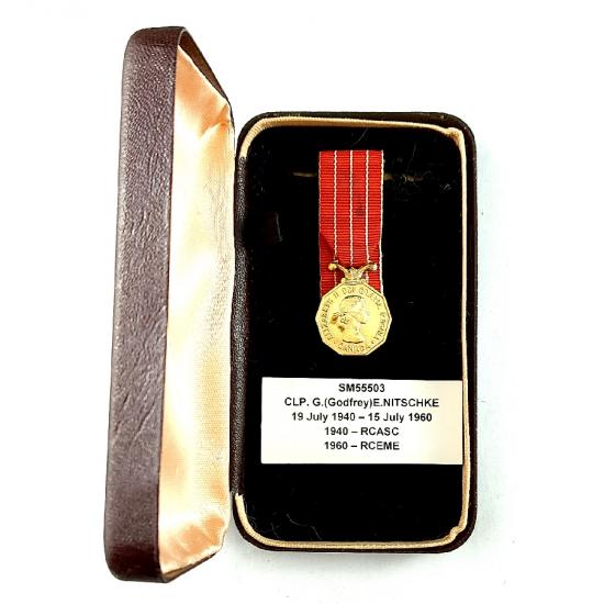 WW2 Canadian Medal Set With CD - RCASC / RCEME