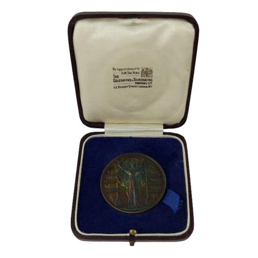 Cased 1933 Territorial Army Rifle Association Medallion