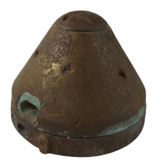 WW1 German Inert 10cm Artillery Shell Fuse – Canadian Soldier Militaria
