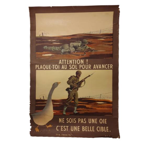 WW2 French Version Canadian Training War Poster 1940