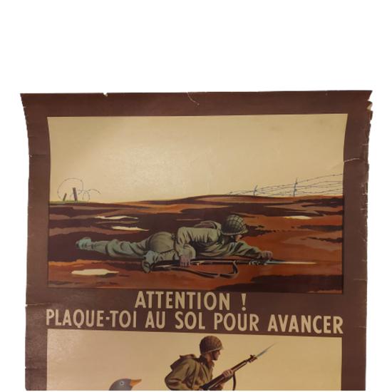 WW2 French Version Canadian Training War Poster 1940