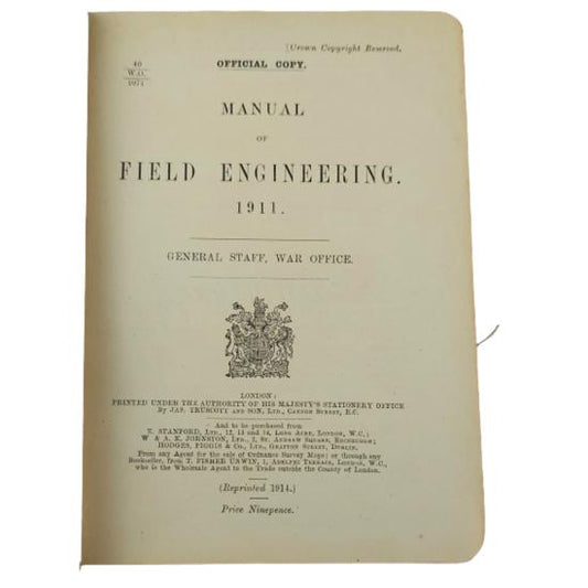 Named Manual Of Field Engineering, 1911