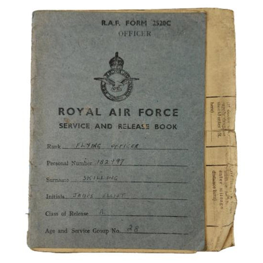 British RAF-Royal Air Force-Service And Release Book