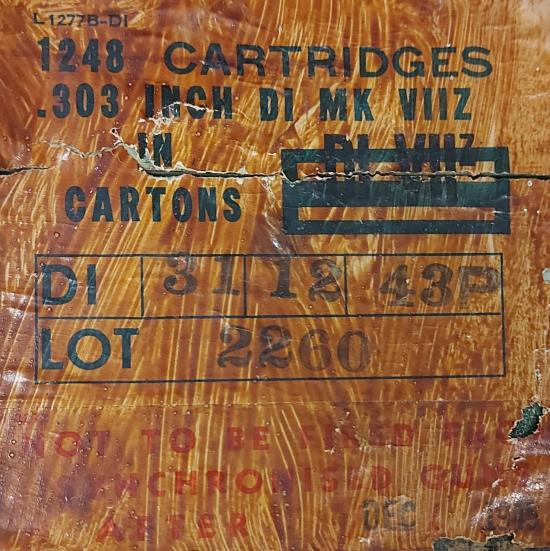 WW2 Canadian 303 British Ammunition Crate