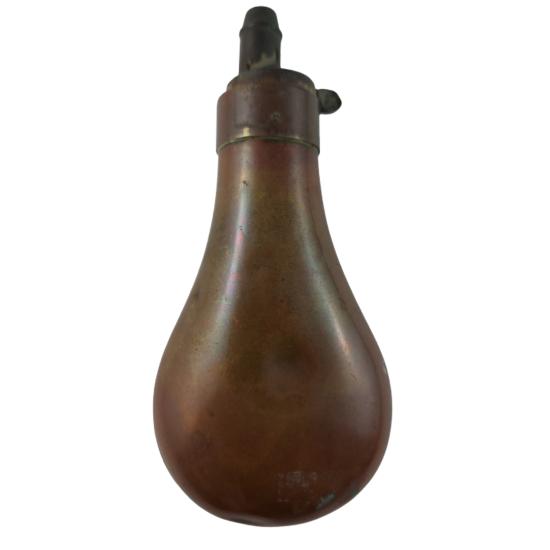 Antique British Pistol Powder Flask