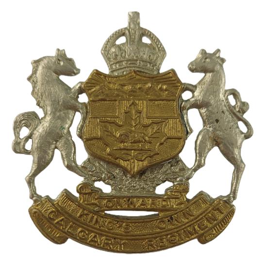 1949 Pattern The King's Own Calgary Regiment Cap Badge