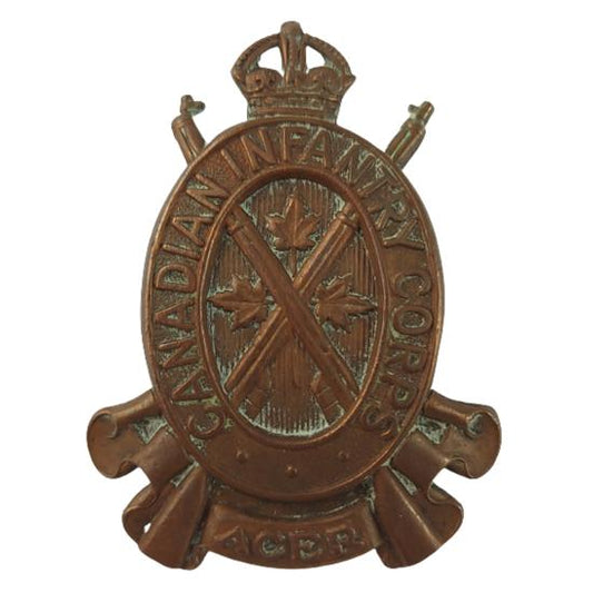 WW2 Canadian Infantry Corps Cap Badge