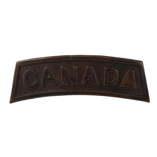 WW1 CANADA Metal Shoulder Title - Roden Bros.1914