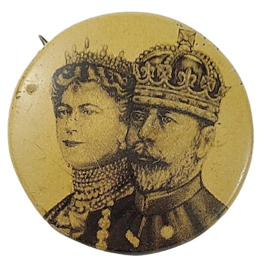 King George V and Queen Mary Coronation Pin