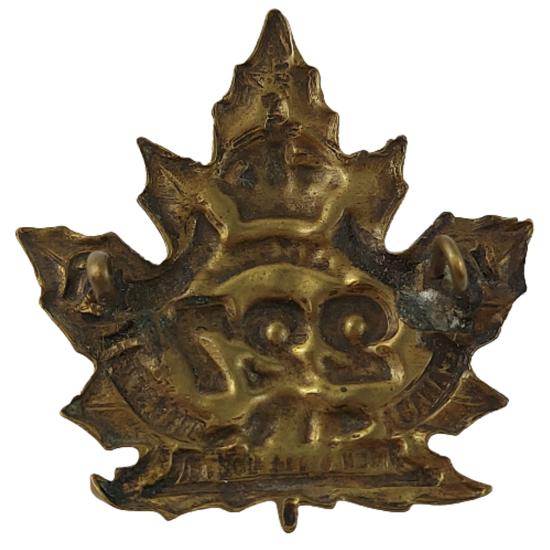 WW1 Canadian 227th Battalion Cap Badge - Sudbury-Manitoulin-Algoma, Men o' the North