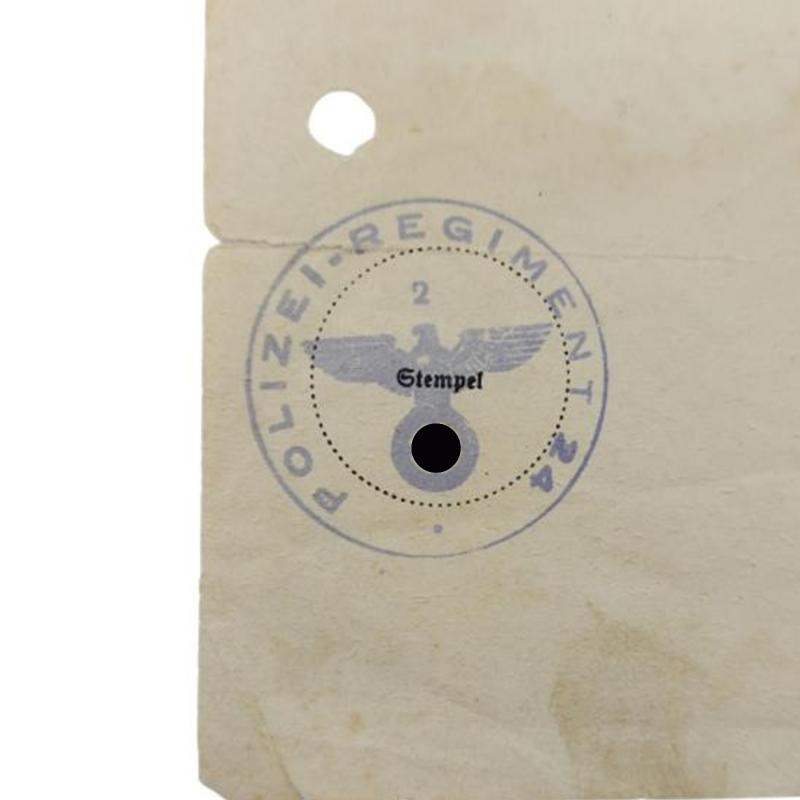 WW2 German Silver Infantry Assault Badge Certificate
