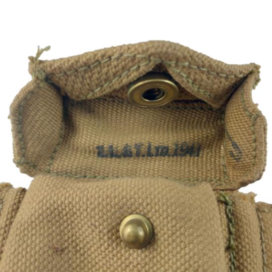 WW2 Canadian P37 Webbing Pistol Ammunition Pouch