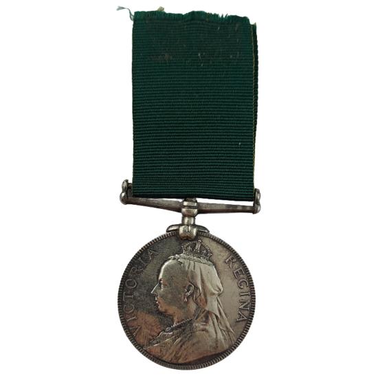 Victorian British Long Service In The Volunteer Forces Medal