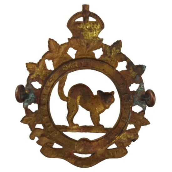 WW2 Canadian Ontario Regiment (Tank) Cap Badge