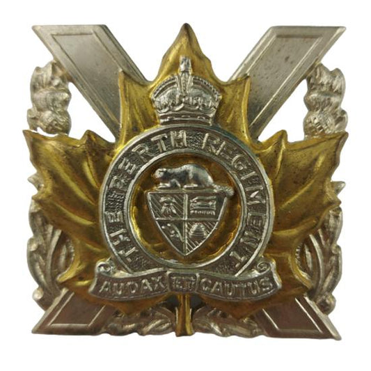 Canadian Perth Regiment Scottish 1949 Pattern Cap Badge