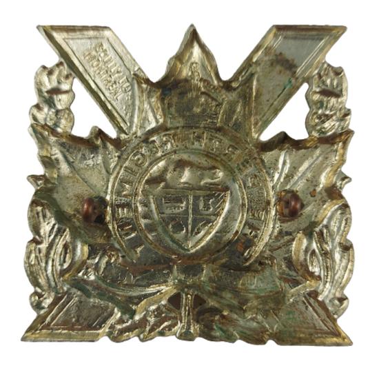Canadian Perth Regiment Scottish 1949 Pattern Cap Badge
