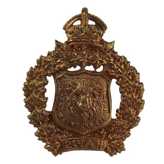 Canadian Militia 21st Alberta Horse Cap Badge 1910