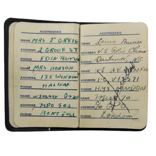 WW2 RCAF - Royal Canadian Air Force Address Book 1943 – Canadian ...