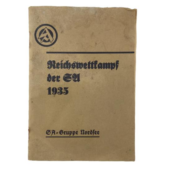 WW2 German SA 1935 Reichmettfamps Manual Booklet