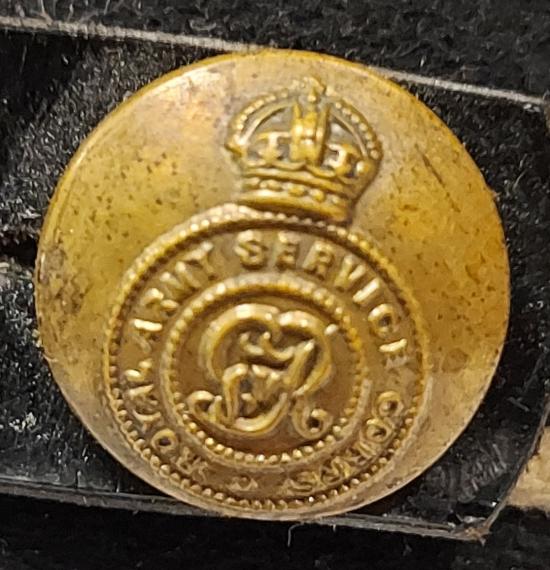 Named WW2 British RASC Royal Army Service Corps Officer's Visor Cap