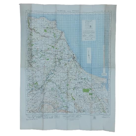 WW2 British Ordnance Survey Map Of England And Wales – Canadian Soldier ...