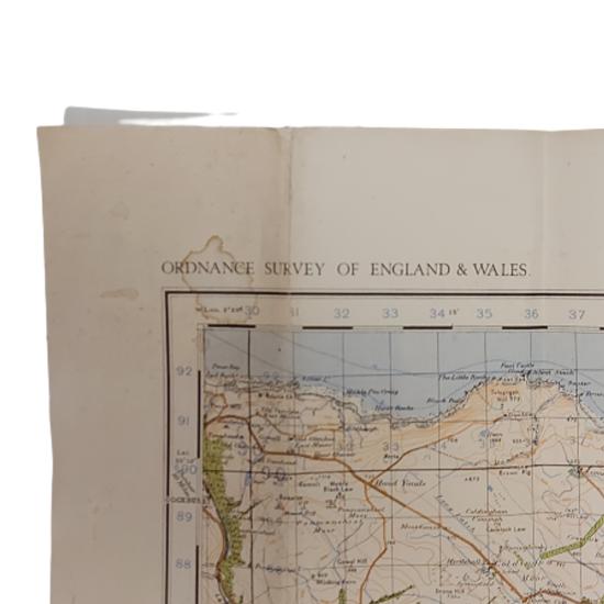 WW2 British Ordnance Survey Map Of England And Wales