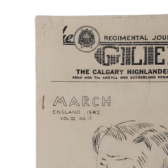 WW2 Calgary Highlanders 'The Glen' Regiment Journal March 1942