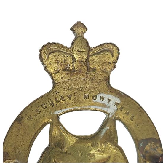 1928 18th Canadian Light Horse Cap Badge - Scully Montreal